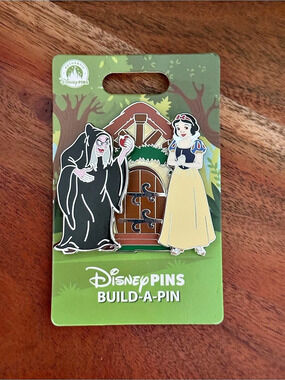Disney Snow White and Evil Queen as Witch Build-A-Pin Set Build-A-Pin Set
